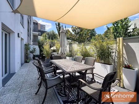 exclusivite : rare villejuif (94800) - appartement 77 m² avec terrasse  jardin privatif - 