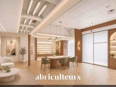 cession de droit au bail de 56 59 m² - 3 vitrines - forte visibilité - rue de l’hôtel des 