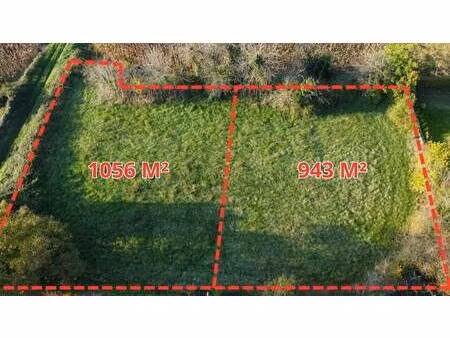 terrain constructible à vendre