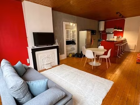 appartement 3 pièces 60m2 meublé - hyper centre