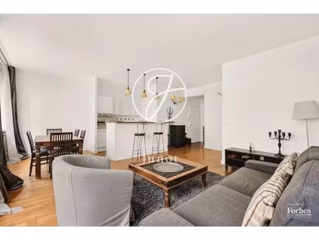 paris 16e - ranelagh / raynouard - appartement - 2 pièces - 61 11m² carrez - 1 chambre