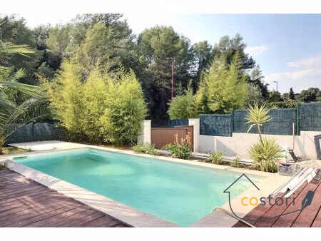 maison 119m² avec piscine — lorgues  quartier calme