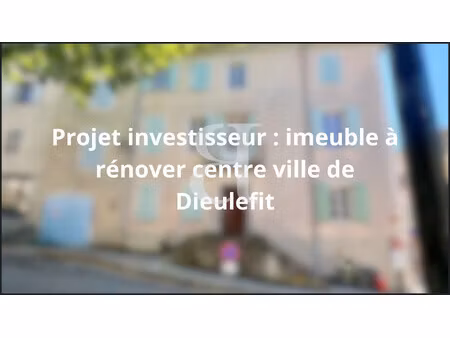 immeuble à rénover avec possibilité de créer 7 logements à