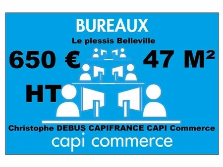 location bureaux 47 m²