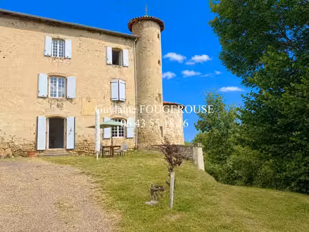 prestige aile d'un château plus d'un hectare de terrain