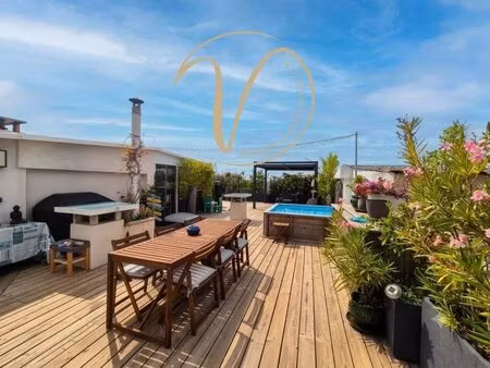 cagnes sur mer - vespins - 4p toit terrasse parking
