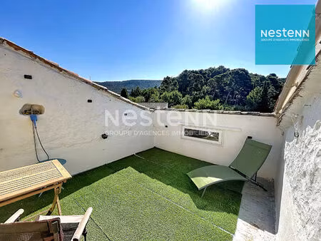 maison de village de 135 m² avec 2 chambres et garage à villeseque-des-corbieres