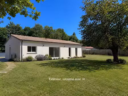 pavillon récent de plain-pied 110 m2  3 chambres