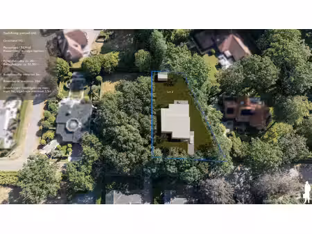 villaperceel voor open bebouwing omgeven door bos&natuur