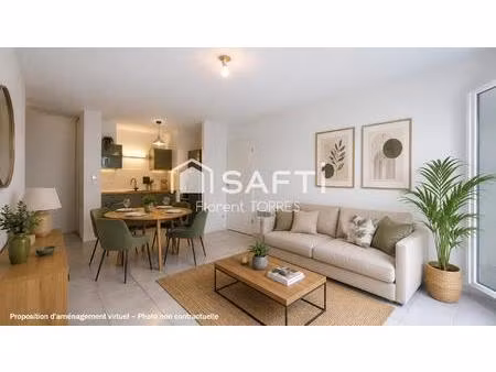 la seyne-sur-mer balaguier – t2 46 m² récent avec garage  balcon et ascenseur