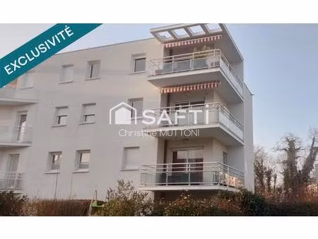 rumilly t3 de 72 m2 refait à neuf ! avec terrasse  cave  garage  et place de parking priva