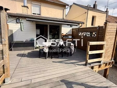 à vendre – maison 80 m² sur sous-sol avec jardin et terrasse – vrigne-aux-bois