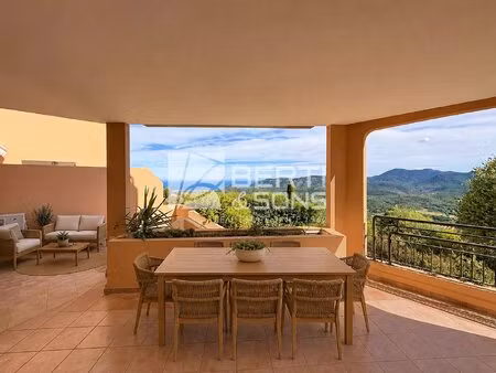 exclusivite - mandelieu domaine le grand duc - appartement 3 pieces rdj surélevé et jardin