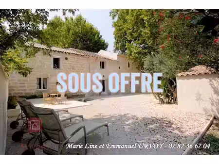 mas en pierre en campagne - 125 m² - 3 chambres - jardin 685 m²