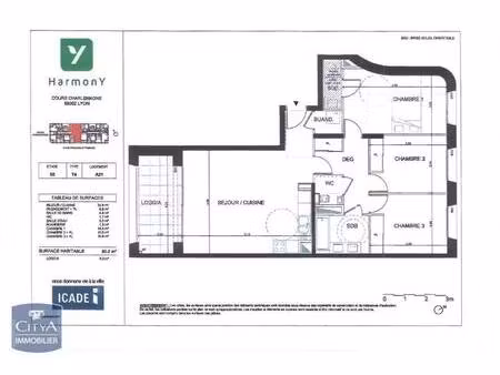location appartement 4 pièces 85m² lyon 2ème