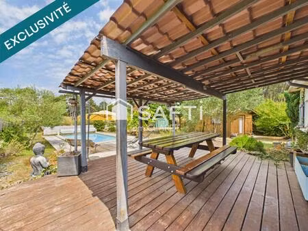 maison 4 chambres avec piscine  garage et chalet à cestas gazinet