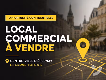 achat local commercial 73m² epernay 51200