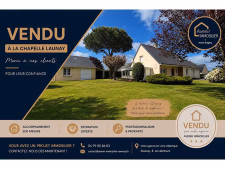 vente maison 6 pièces 150.65 m² à savenay (44260)  279 500 €