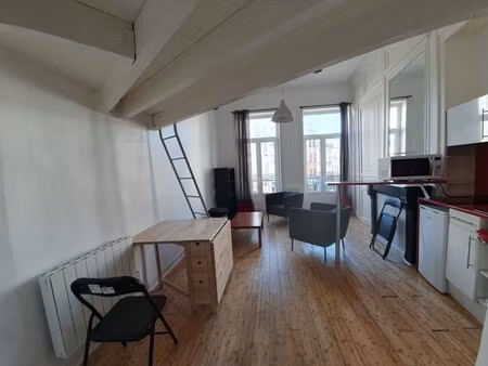 location appartement 1 pièce 27m² lille 59800
