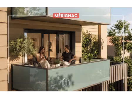 vente appartement neuf 3 pièces 63m2 mérignac - 340000 € - surface privée