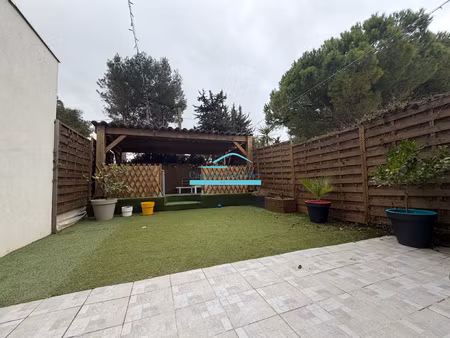 mireval villa f3 avec jardin garage et parking
