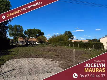 vente terrain 500 m² saint-estèphe (33180)