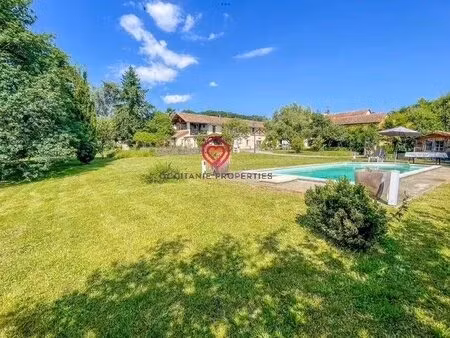 grande maison de village avec piscine à haget