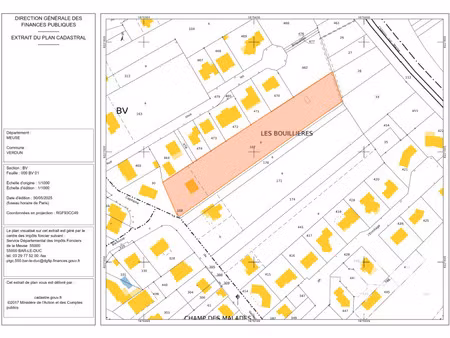 en vente terrain non constructible 4 579 m² – 109 000 € |verdun