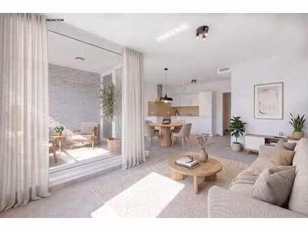 appartement neuf-2ch-balcon-cave-emplacement de parking.