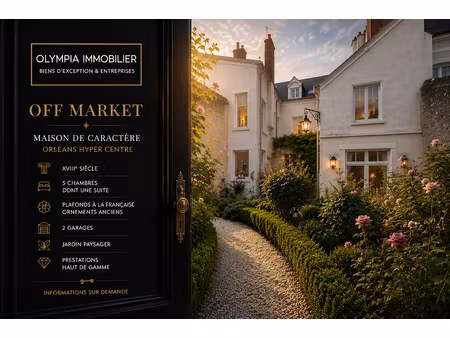vente maison 10 pièces 294 m² à orleans (45000)  1 295 000 €