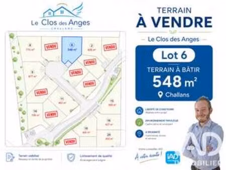 vente terrain à challans (85300) : à vendre / 548m² challans