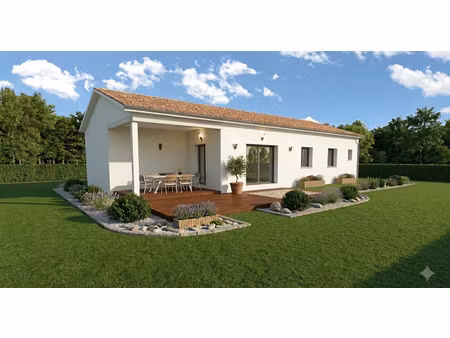 terrain avec maison neuve à vendre