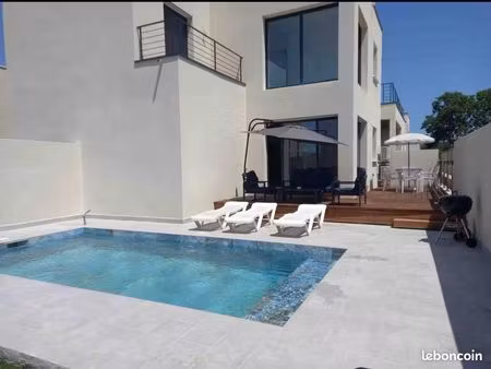 location villa neuve 105m2 avec piscine au sel