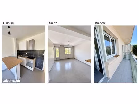 t2 lumineux avec balcon – hyper centre bourg-en-bresse
