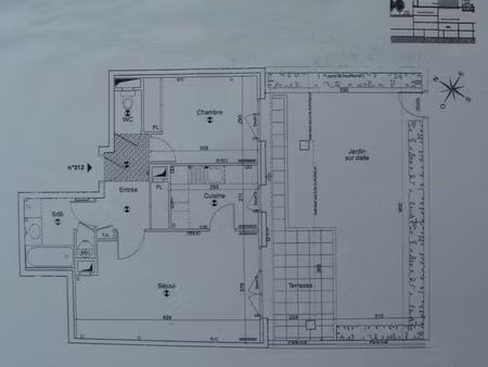 appartement 2 pièces 53 m²