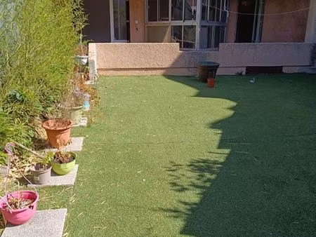 t3 lumineux avec jardin  terrasse  parking – idéal investisseur euromed 2