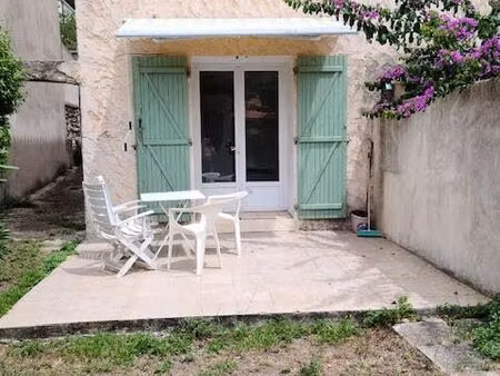 studio meublé 22m2 avec jardin