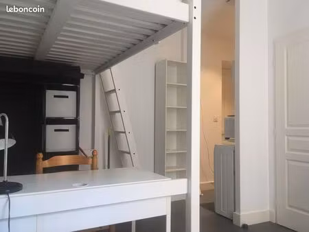 location studio meublé lyon 1er / 18 m / 495