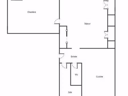 appartement 3 pièces 55 m²