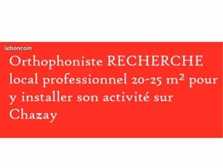 recherche local professionnel pour orthophoniste