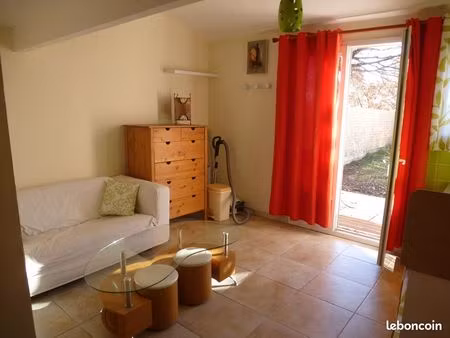 studio avec jardin  plein sud