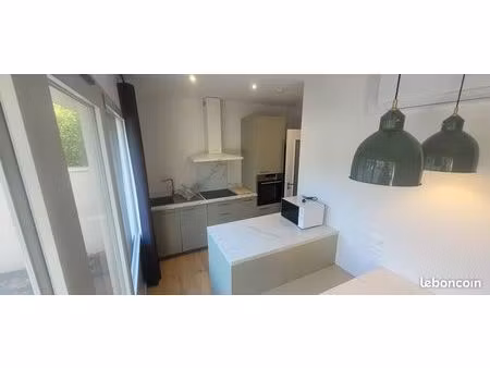 appartement meublé 3 pièces – 40 m² – rez-de-jardin – lentilly