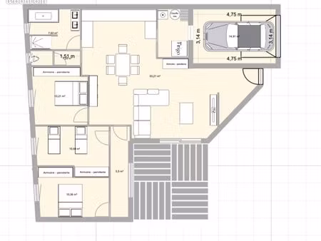 maison plain pied avec jardin