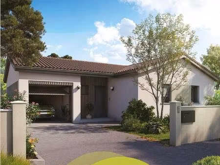 terrain avec maison neuve à vendre