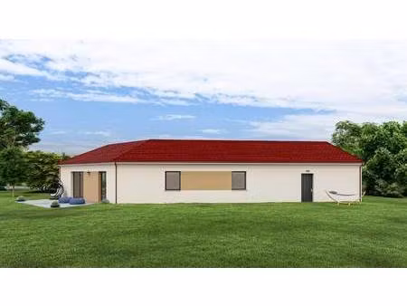 terrain avec maison neuve à vendre