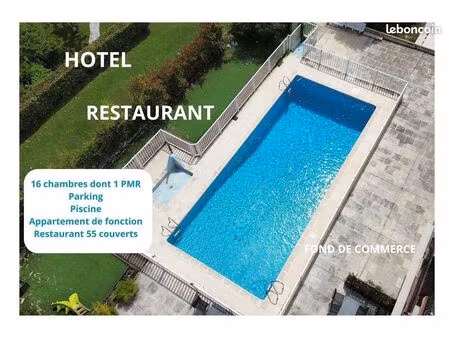 fonds de commerce  hôtel  restaurant grasse