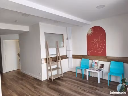 local professionnel rénové 3 bureaux – 91 m² – bourg-de-péage