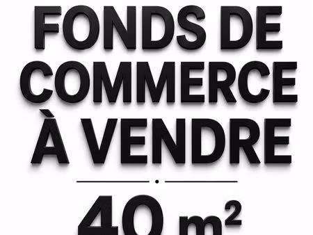 à vendre – fonds de commerce de restauration rapide (drôme)