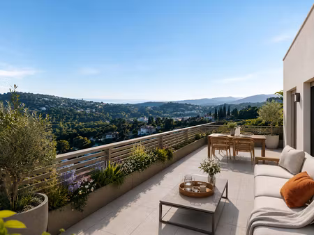 vente appartement 2 pièces 45 m² à la gaude (06610)  309 000 €