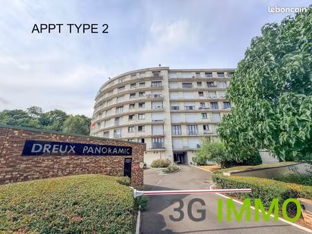 appartement t2 avec balcon | vue dégagée | dreux